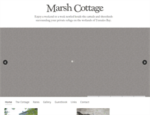 Tablet Screenshot of marshcottage.com